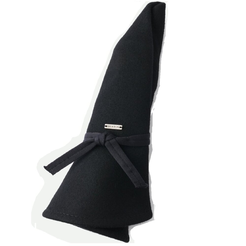 Brixton Joanna Australian WOOL Felt Fedora Packable Hat Adjustable, Black NEW - Picture 8 of 12